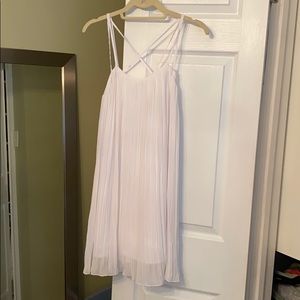 BCBG White Flowy Mini Dress